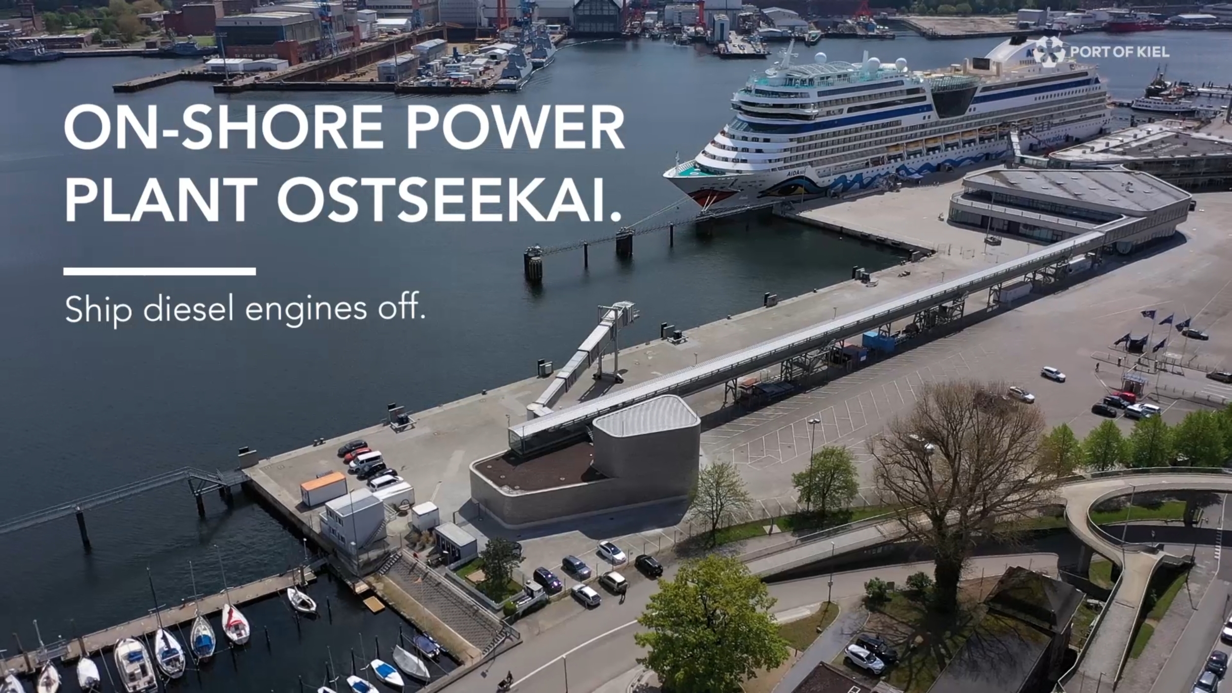 Emission-Free Shore-Based Power Plant - Port of Kiel